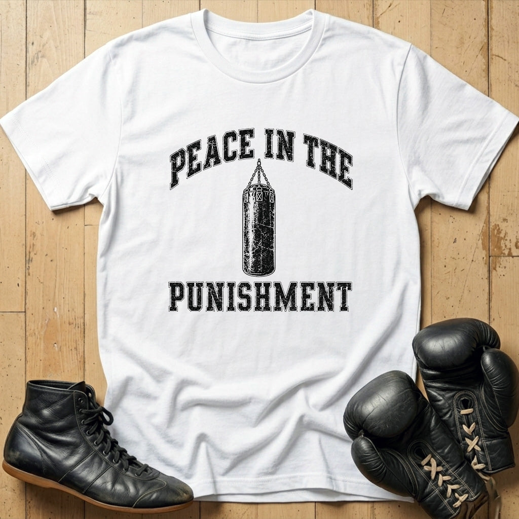 heavy bag peace T-shirt