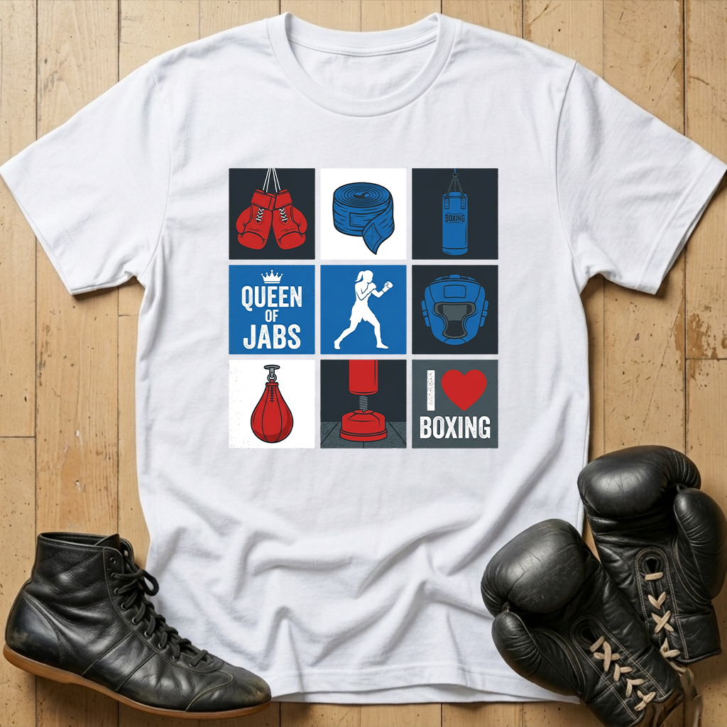 Boxing square T-shirt