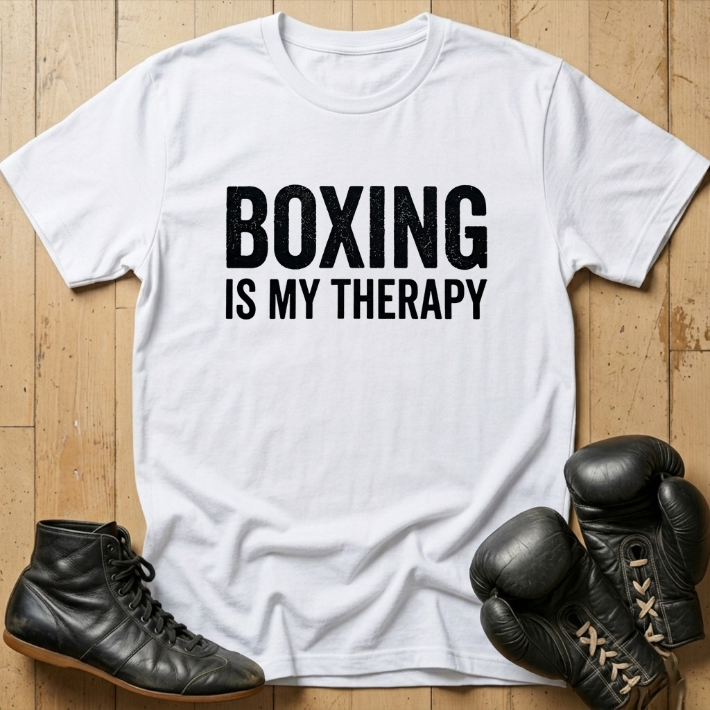 Boxing is my therapy T-shirt
